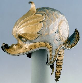 Illustration for article titled The Weirdest and Fiercest Helmets from the Age of Armored Combat